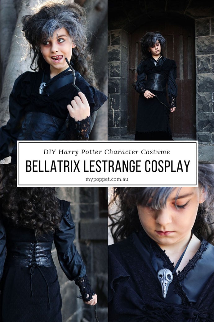 DIY Bellatrix Lestrange Costume - mypoppet.com.au