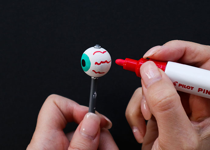 How to make an eyeball keychain - mypoppet.com.au