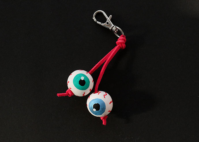 How to make an eyeball keychain - mypoppet.com.au