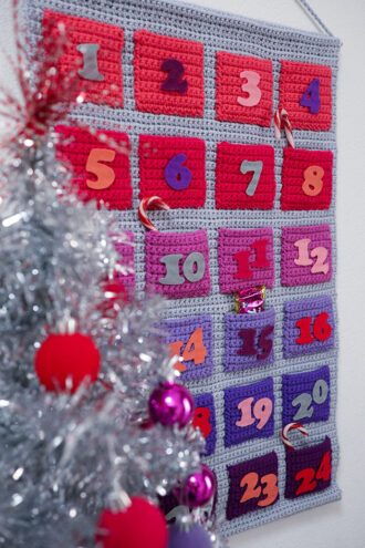 Modern Crochet Advent Calendar Pattern | My Poppet Makes