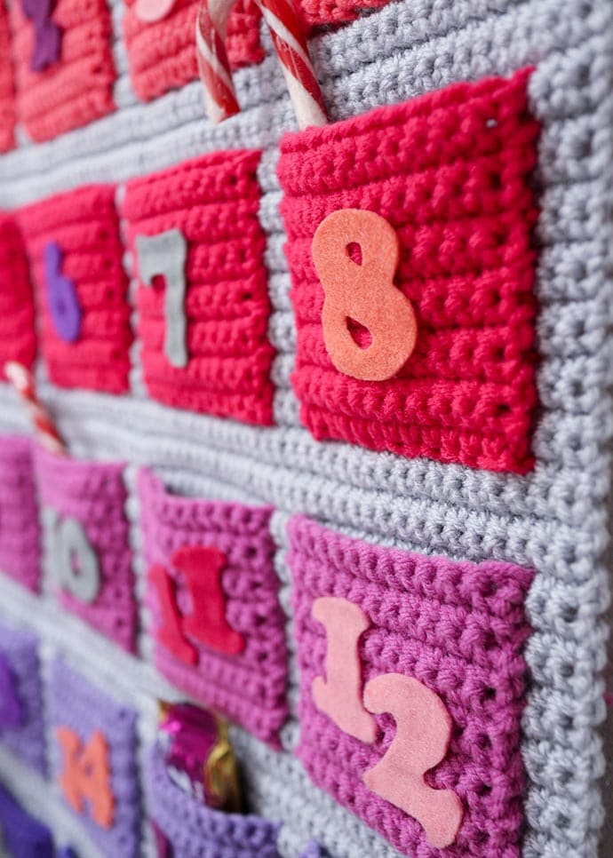 Modern Crochet Advent Calendar Pattern My Poppet Makes