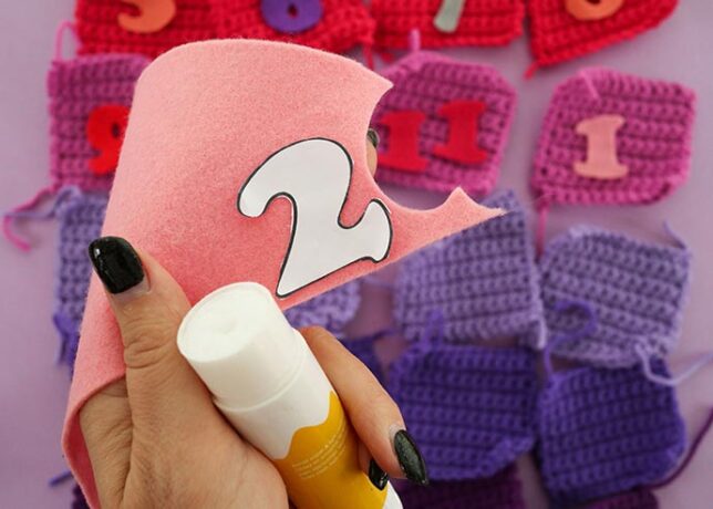 Modern Crochet Advent Calendar Pattern | My Poppet Makes