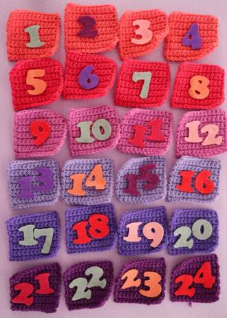 Modern Crochet Advent Calendar Pattern | My Poppet Makes