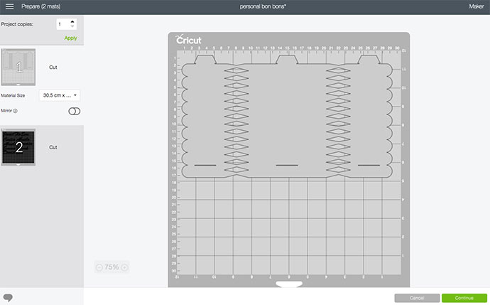 cricut maker design space