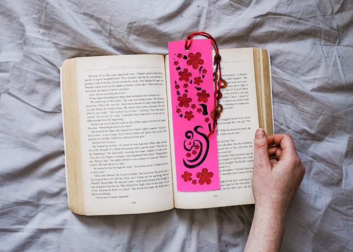 Chinese new year craft bookmark