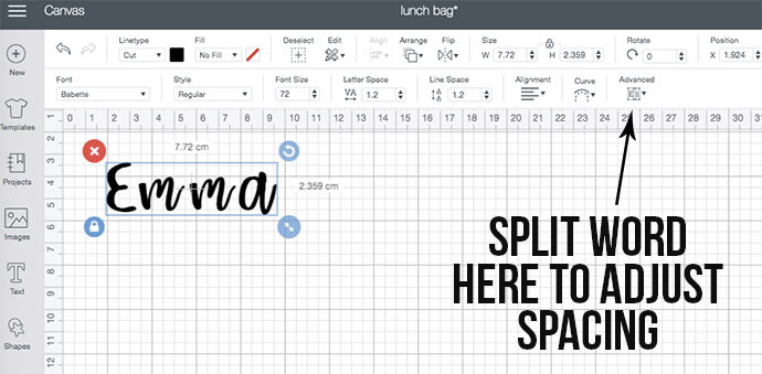 How to created custom font in cricut design space