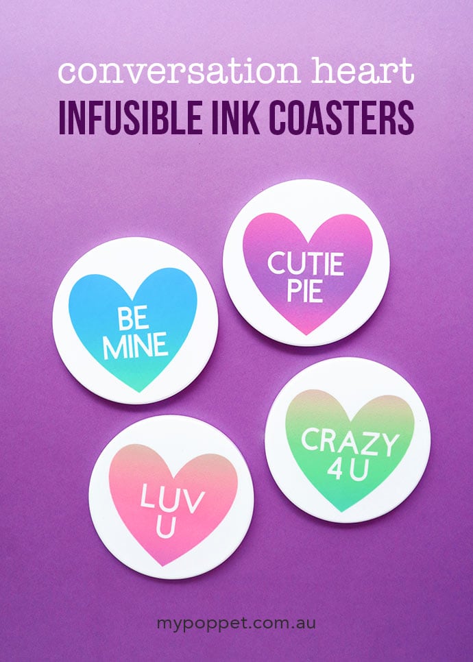 How to make cricut infusible ink coasters - mypoppet.com.au