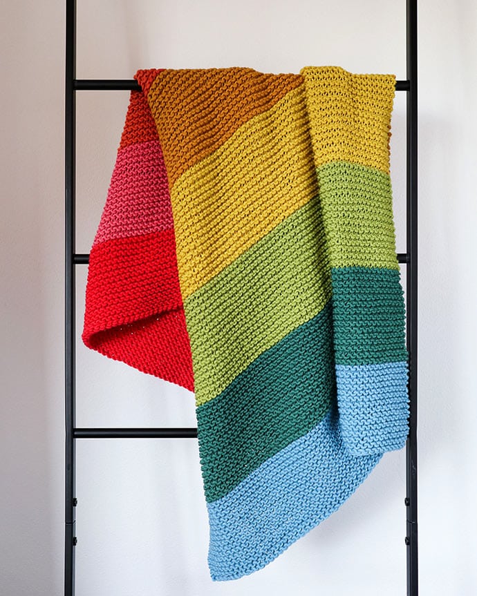 Rainbow baby discount blanket knitting pattern