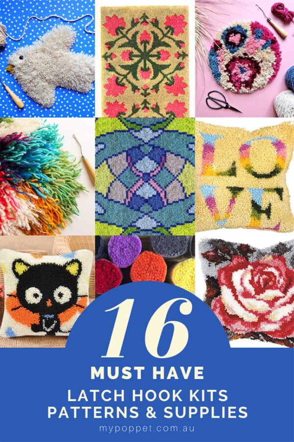 Time to try a new craft? Check out these Cool Latch Hook Kits My