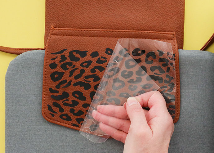 Leopard Print Bag Makeover with Cricut Joy