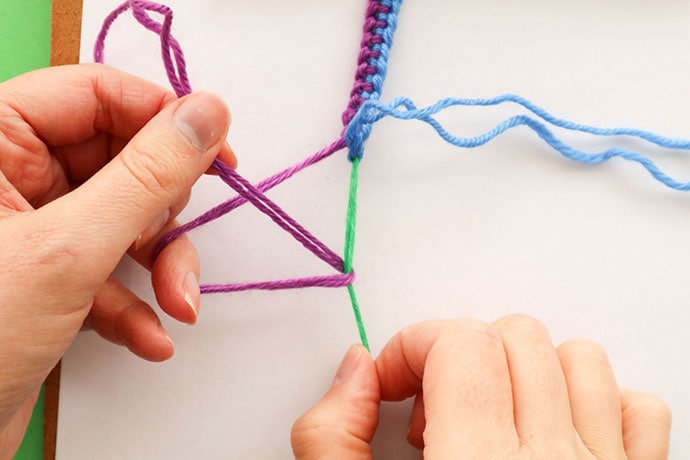 Kids Craft: Rainbow Friendship Bracelets