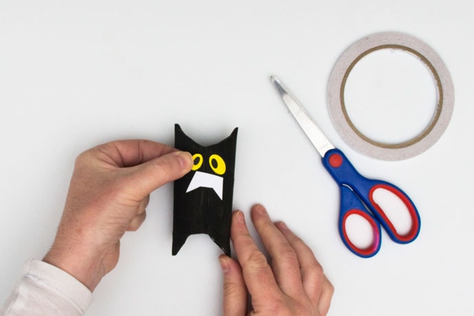 Halloween Craft Paper Roll Bat - My Poppet Makes