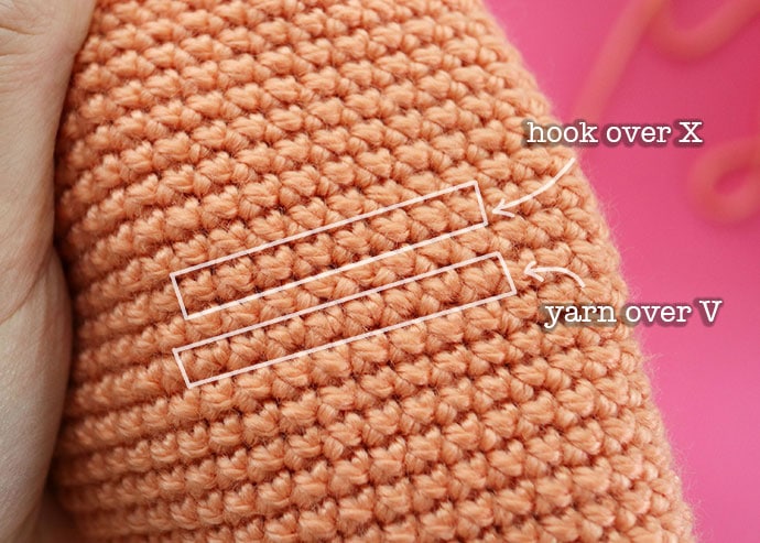 Yarn over vs yarn under single crochet