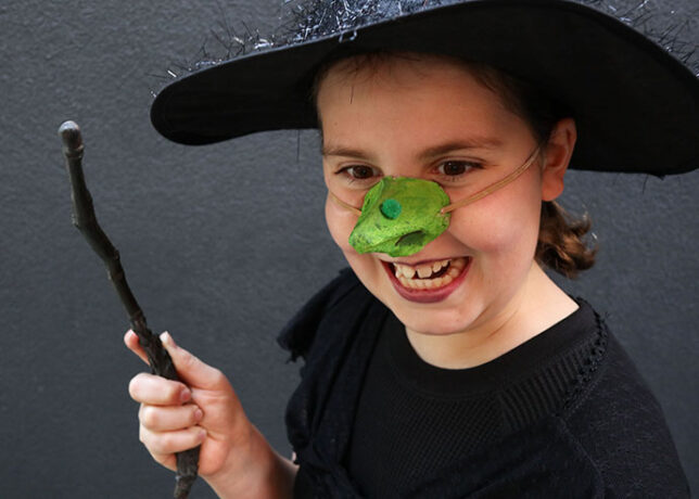 Kids Craft: Egg Carton Witch Nose | My Poppet Makes