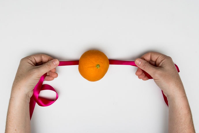 Making an Orange Pomander