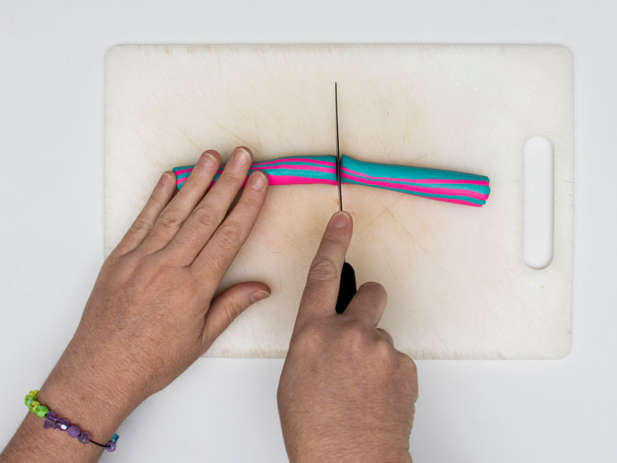 How to make candy cane earrings