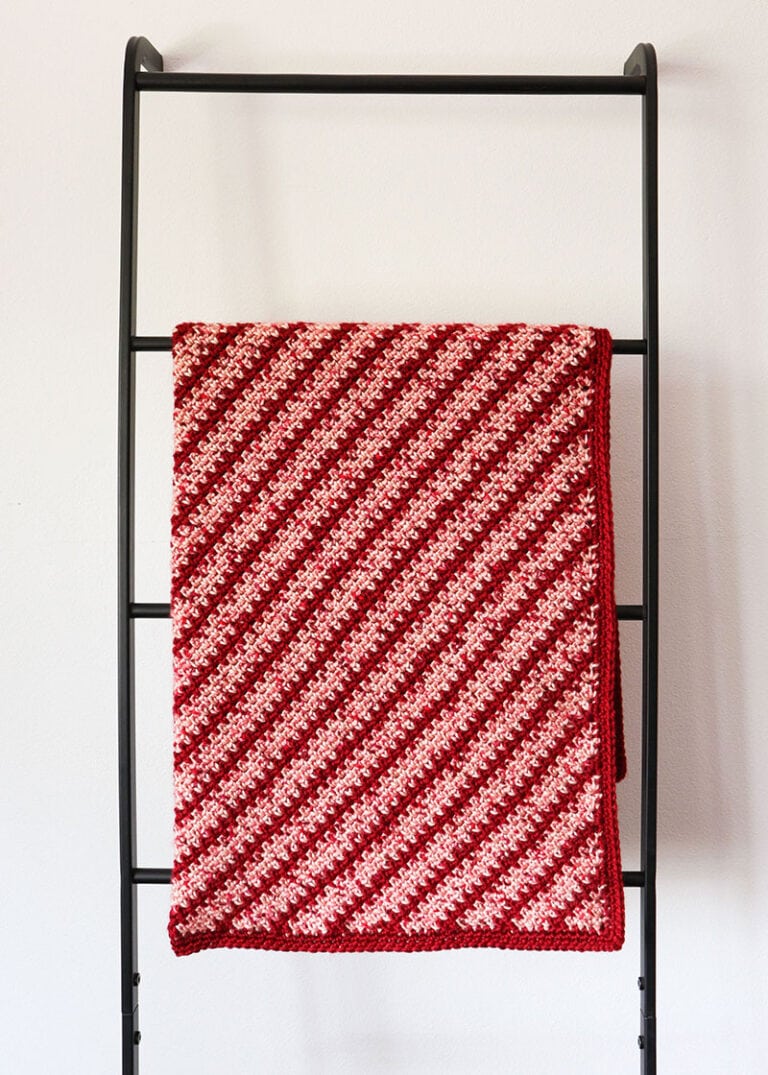 Candy Stripe Crochet Blanket Pattern My Poppet Makes