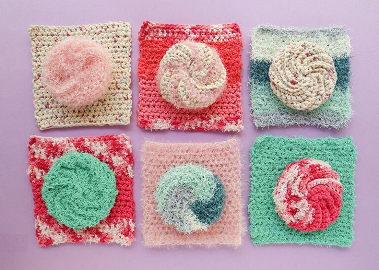 2 Crochet Dishcloth Patterns + What's the Best Dishcloth Yarn to Use?