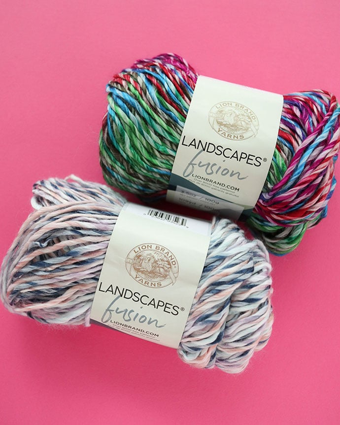 Lion brand landscape fusion yarn