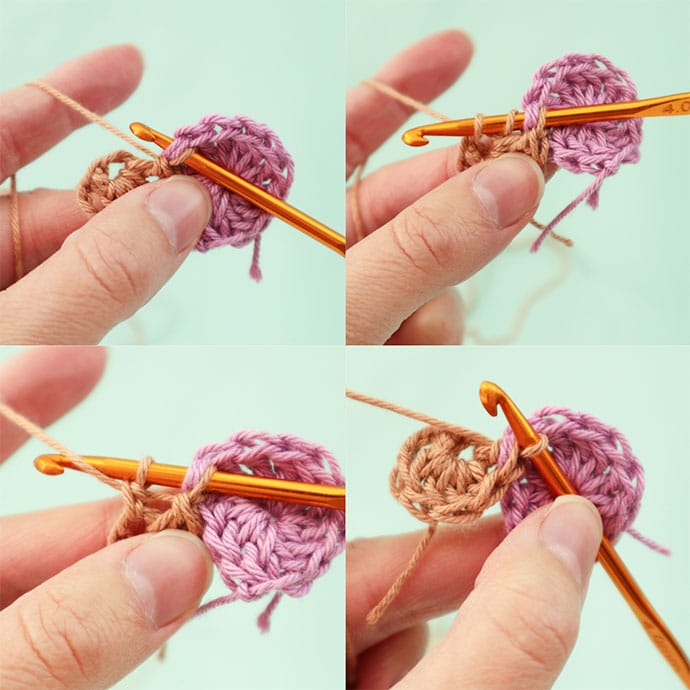 join as you go crochet