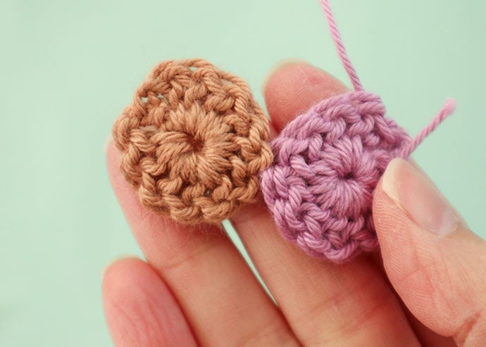 join as you go crochet circles