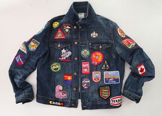 DIY Vintage Patch Denim Jacket Refashion | My Poppet Makes