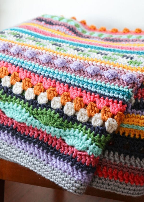 Design your own Crochet Sampler Blanket My Poppet Makes