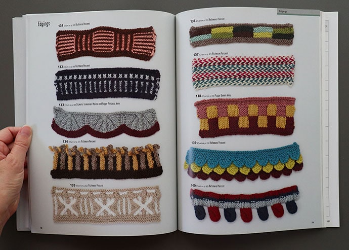 Japanese knitting stitches - edgings