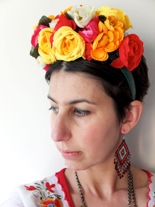 Frida Kahlo inspired Floral Headband