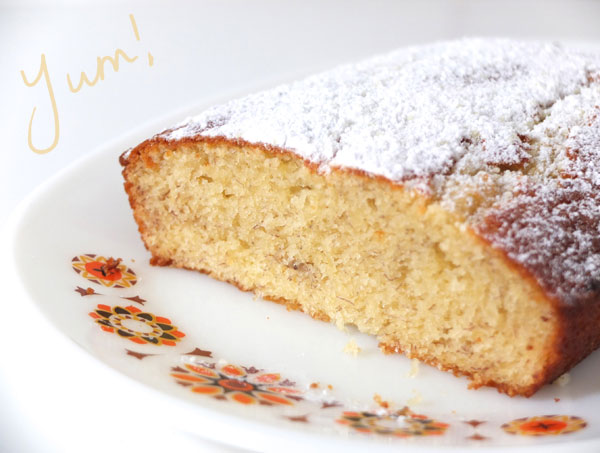 Banana cake recipe 