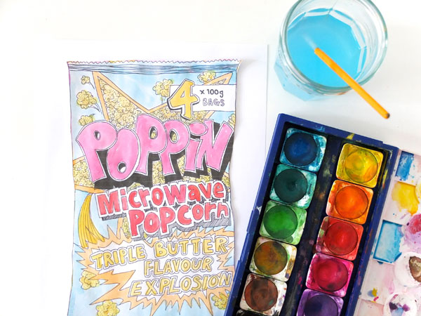 Popcorn Dawn Tan for The Lucky Draw Project