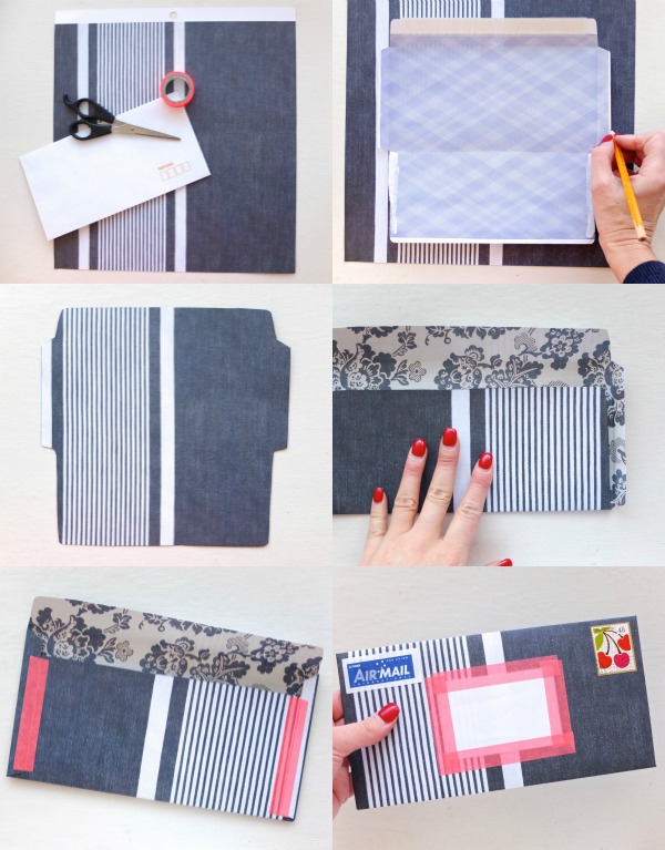 Making your own envelopes  Occasionally Crafty: Making your own envelopes