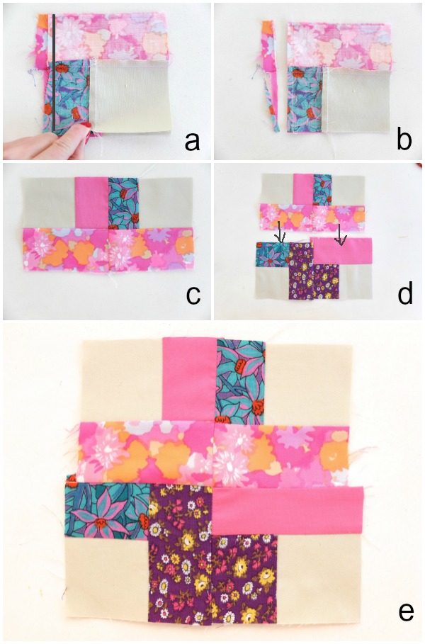 sewing block steps 