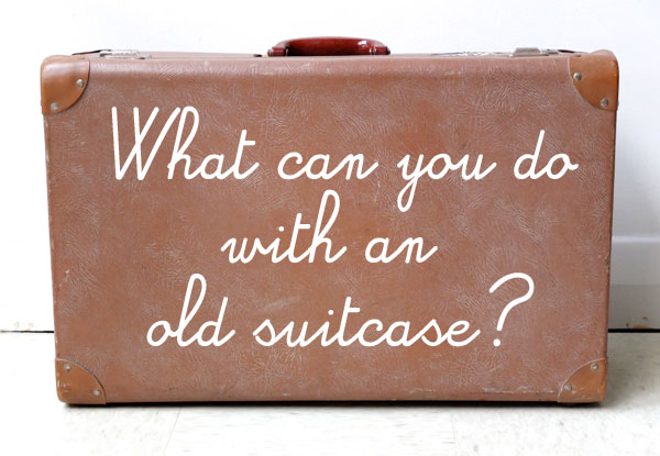 old style suitcase