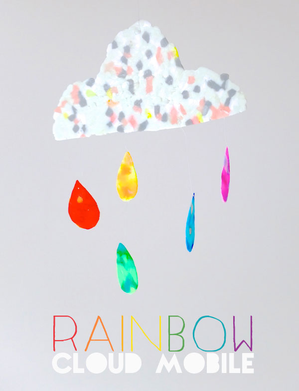 CLOUD Mobile rainbow DIY mypoppet.com.au