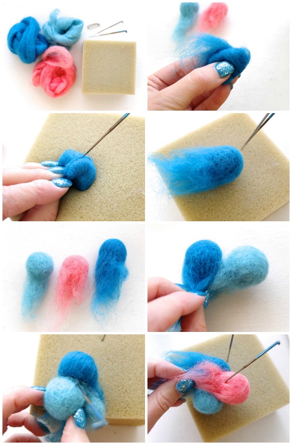 How to shop do wool felting