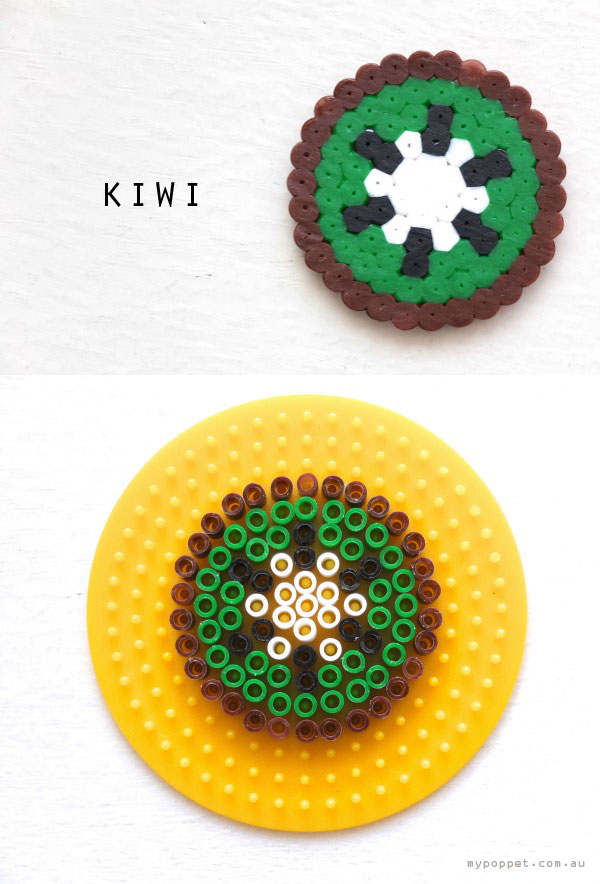 kiwi hama bead pattern crossstitch circular design mypoppet.com.au