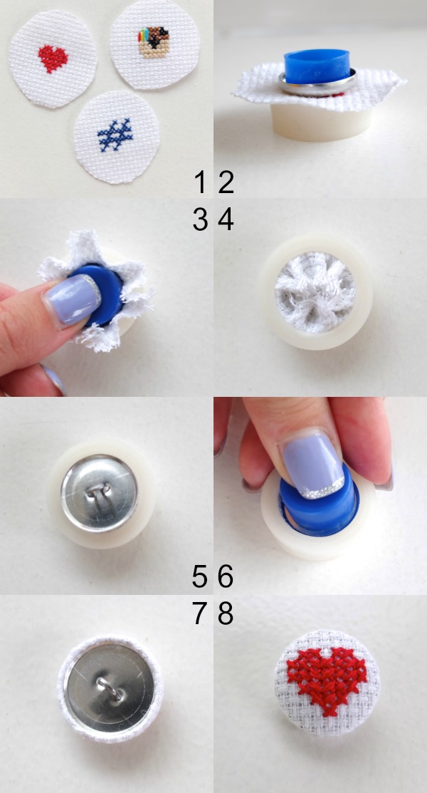 How to make a fabric covered button mypoppet.com.au