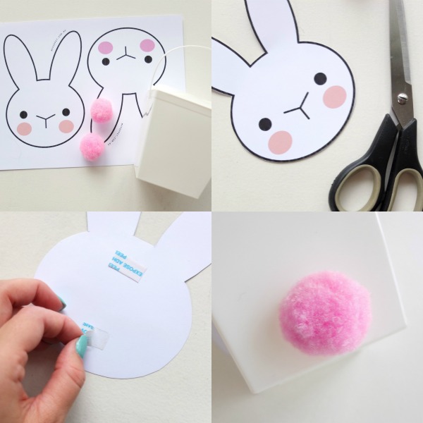 Bunny Takeaway Box with Printable | My Poppet Makes