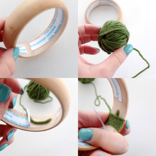 How to make woven yarn bangles mypoppet.com.au