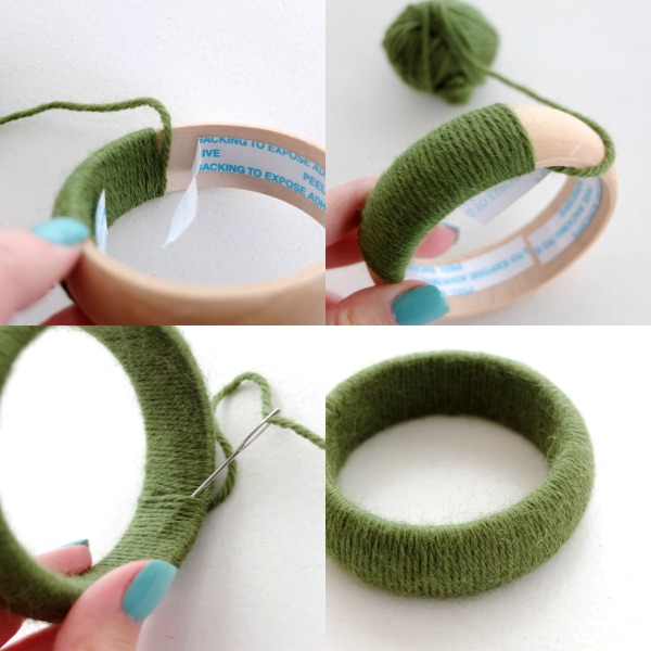 How to make woven yarn bangles mypoppet.com.au