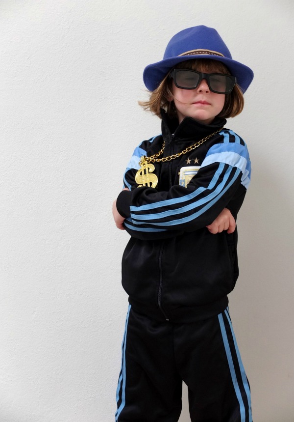 Kids dress up halloween costume idea old skool b-boy mypoppet.com.au