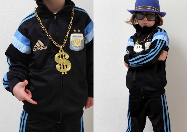 Kids dress up halloween costume idea old skool b-boy mypoppet.com.au