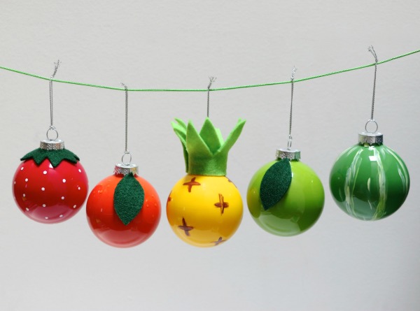 Download Fun Fruity Christmas Bauble Ornaments My Poppet Makes Yellowimages Mockups